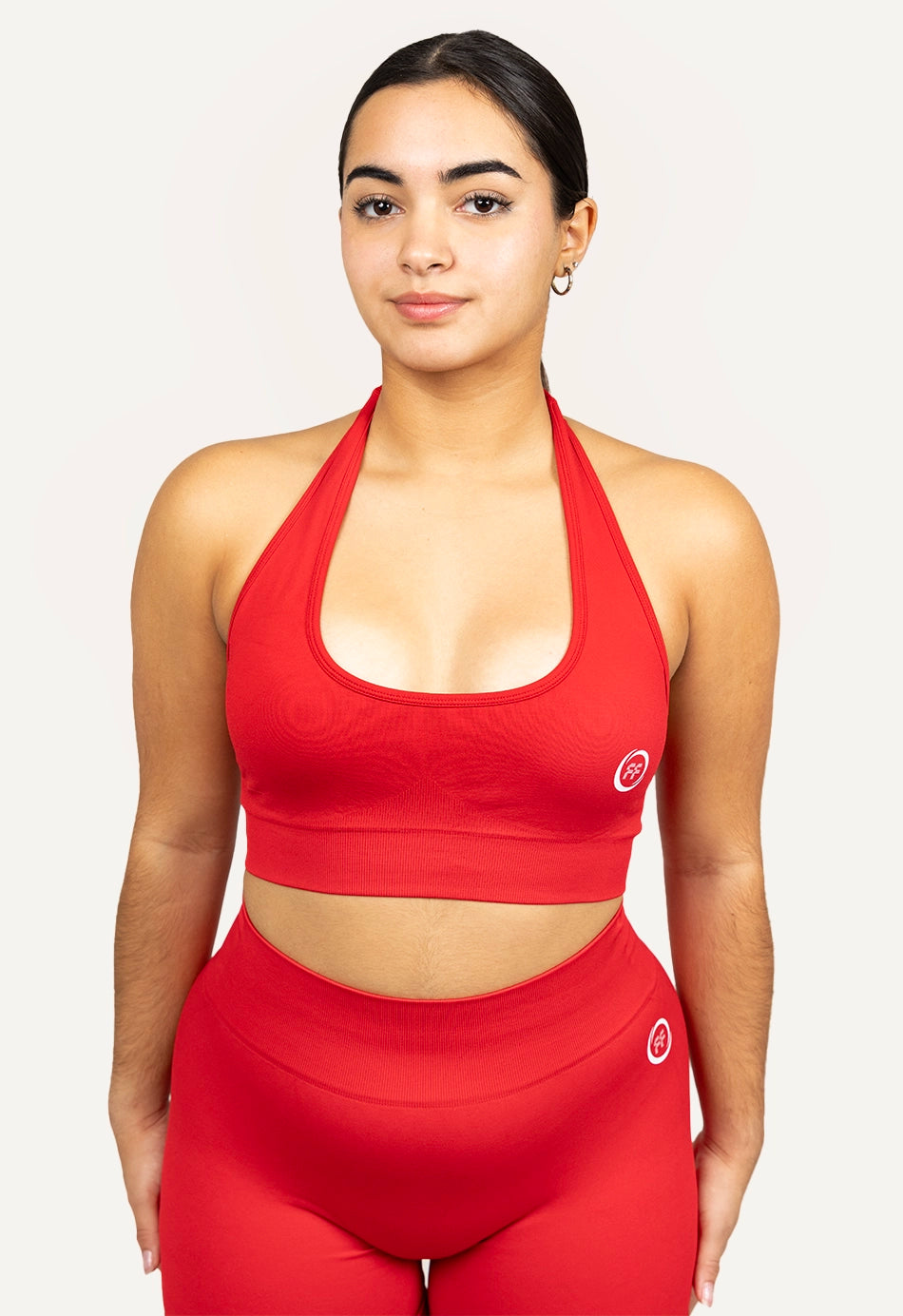 Synergy Seamless Pageant Halter Top Sports Bra