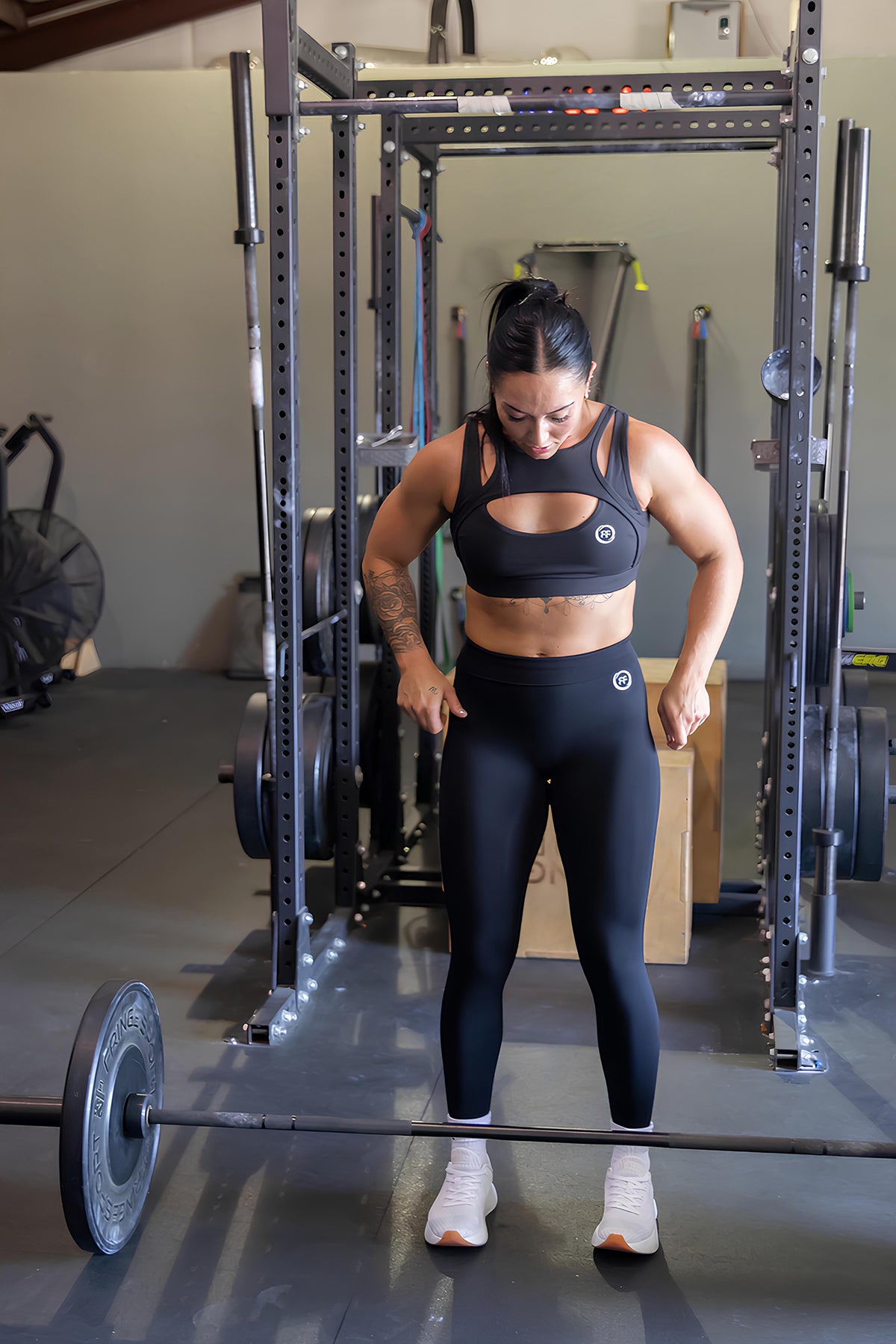 Fit Finalist Gaze Angular black Sports Bra, gym picture 